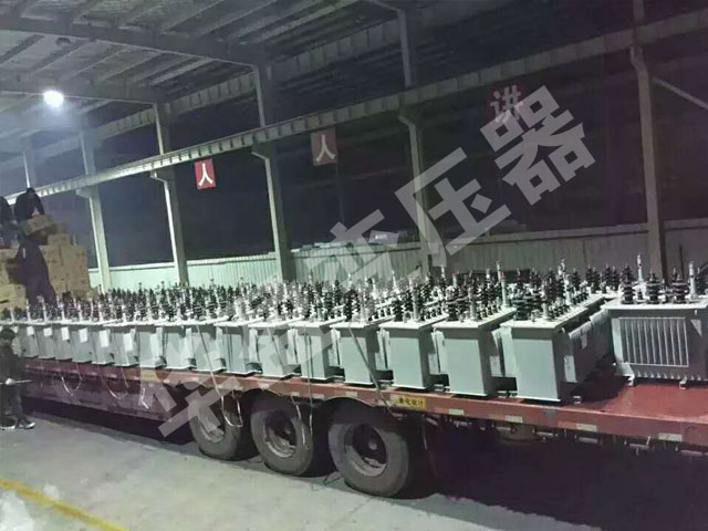 郑州非晶合金变压器发货现场